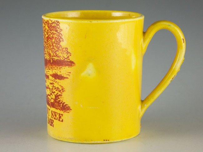 canary yellow pottery