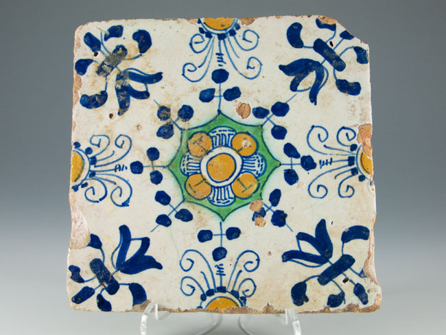 antique Dutch Delft tile