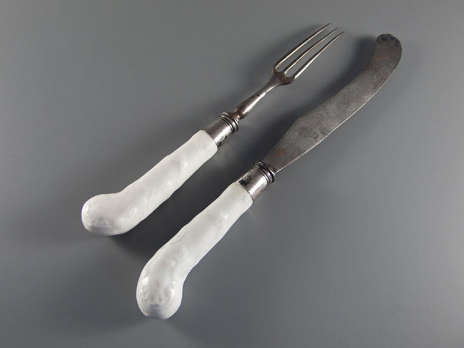 Bow blanc de chine cutlery