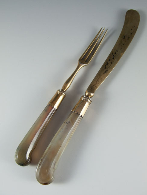 agate knife and fork