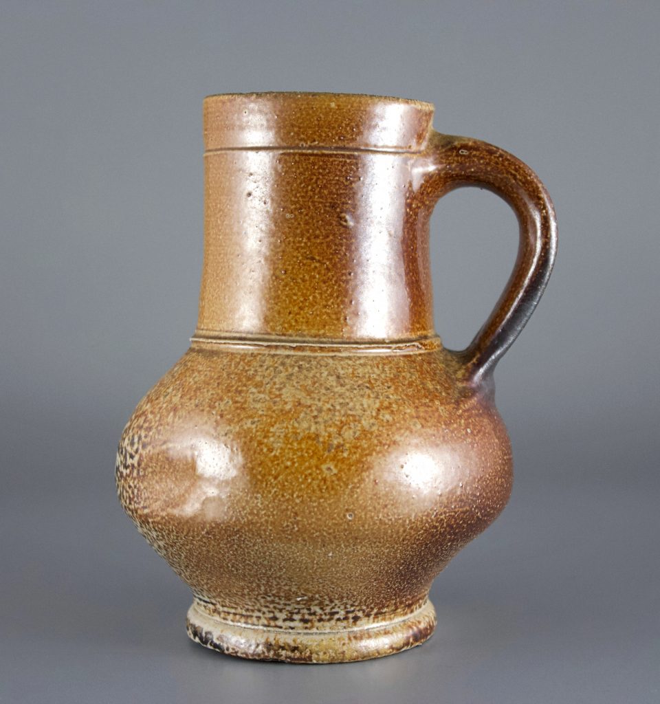 antique European pottery jug