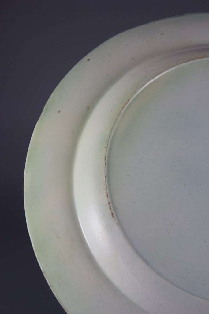peahen pottery plate prattware