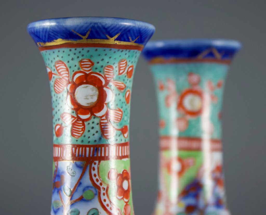 clobbered antique ceramics