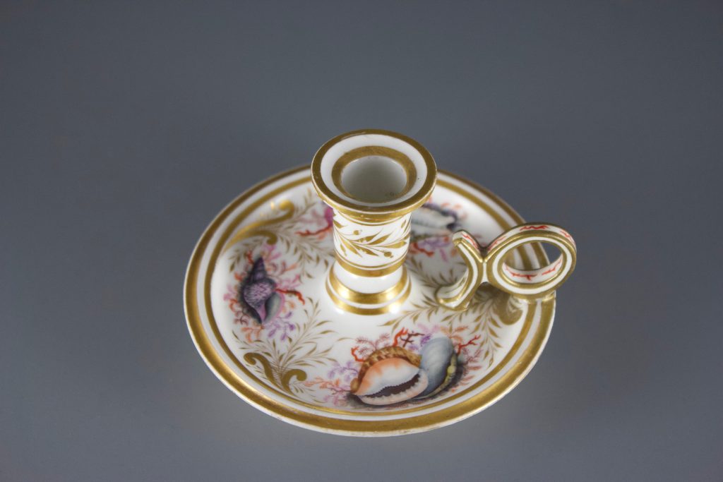 Derby porcelain chamberstick
