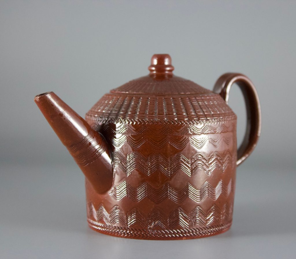 Staffordshire red stoneware teapot