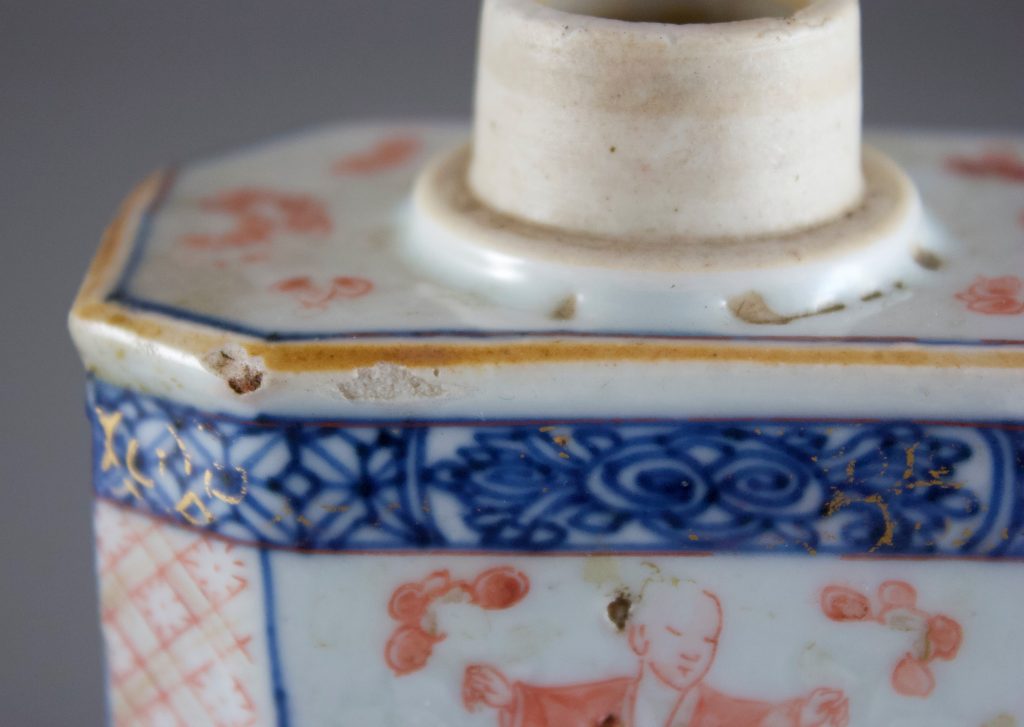 Dutch decoration on Chinese porcelain