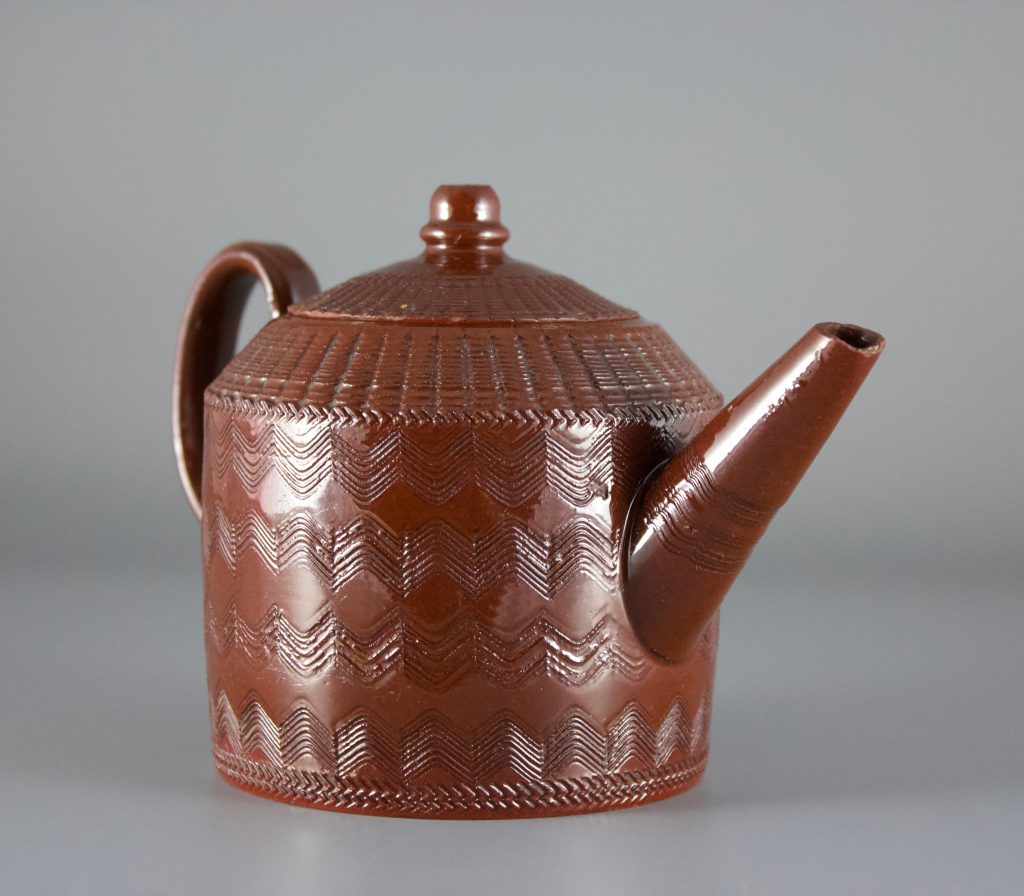 Staffordshire red stoneware teapot