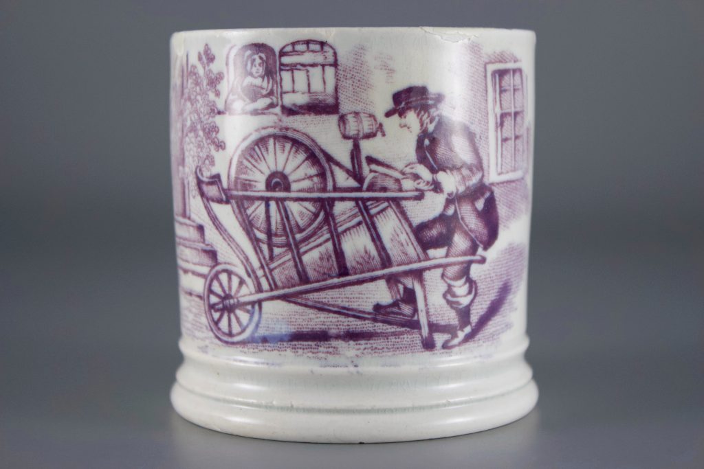 pearlware pottery child's mug