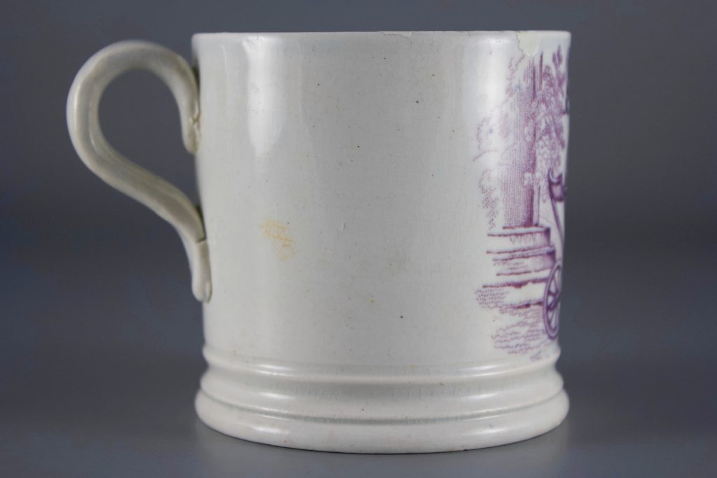 pearlware pottery child's mug