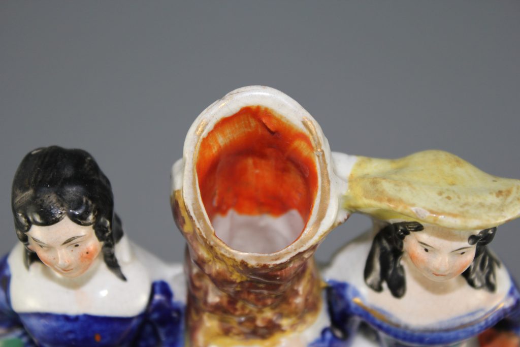 Staffordshire spill vase