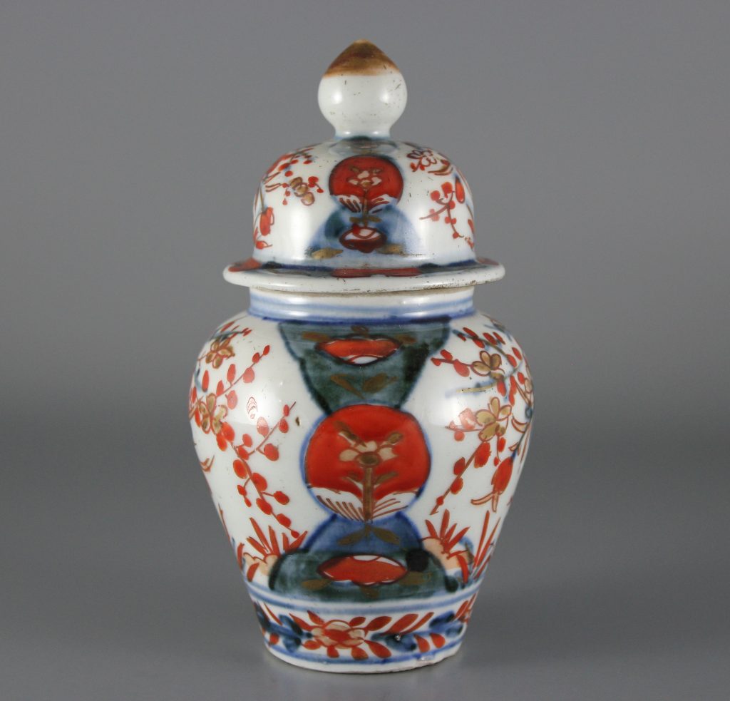 Japanese Imari vase and cover
