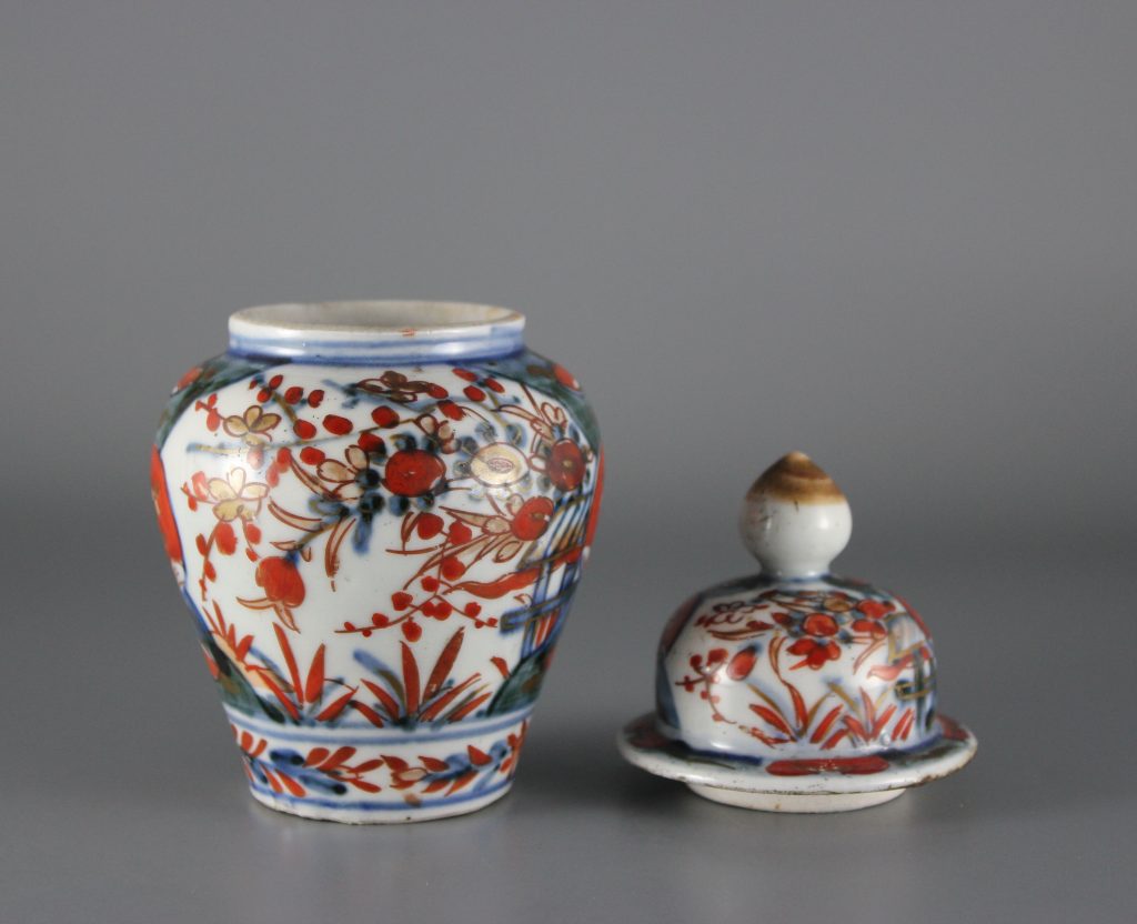 Japanese Imari vase and cover