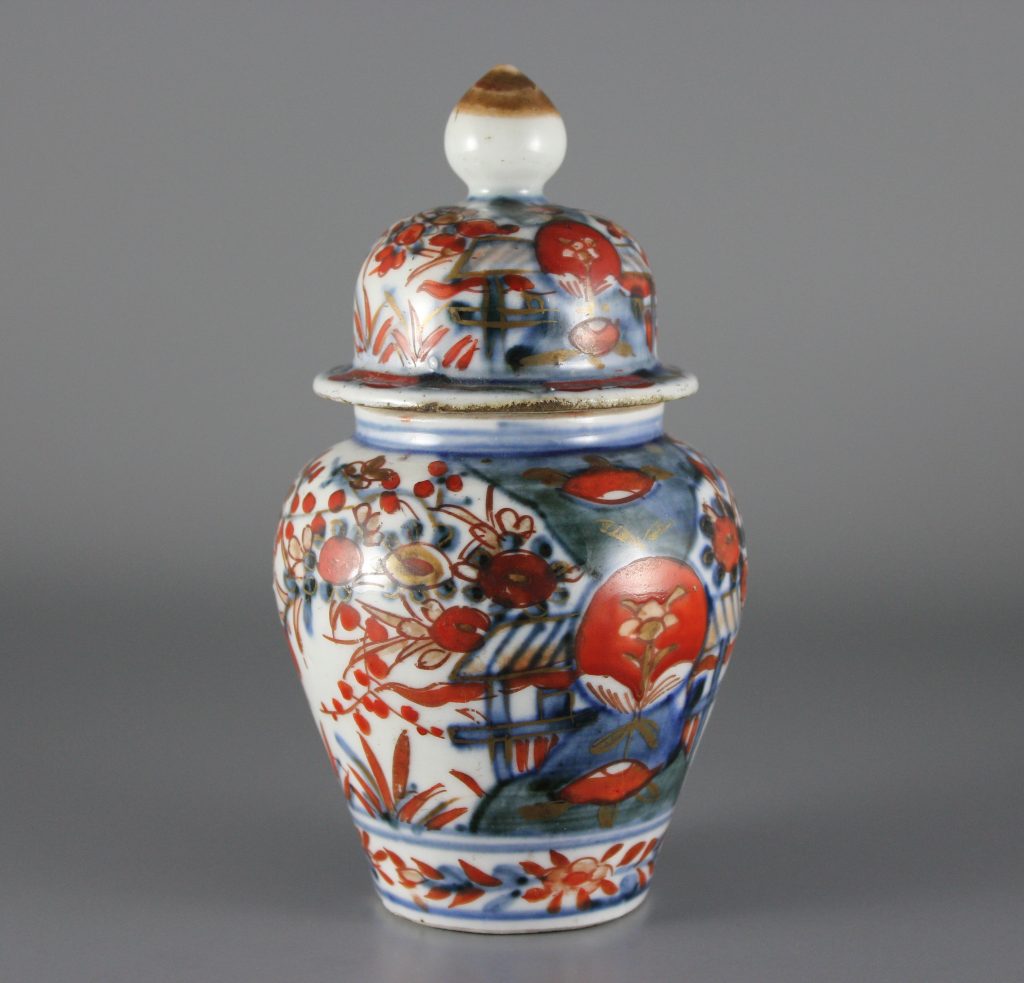 Japanese Imari vase and cover