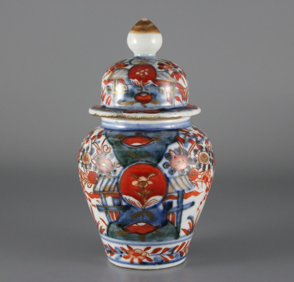 Japanese Imari vase and cover