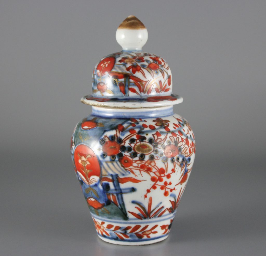 Japanese Imari vase and cover