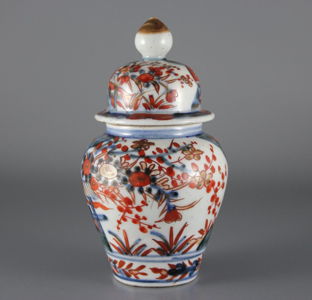 Japanese Imari vase and cover