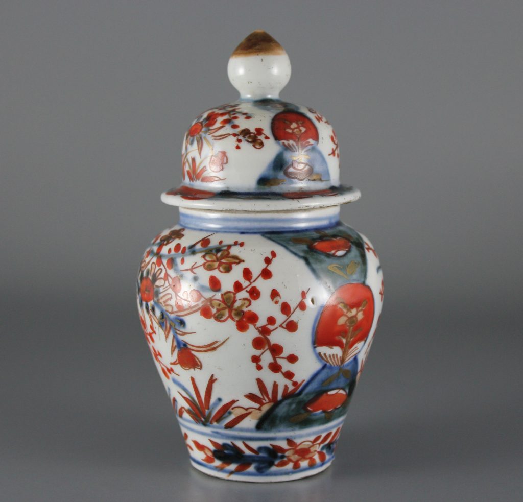 Japanese Imari vase and cover