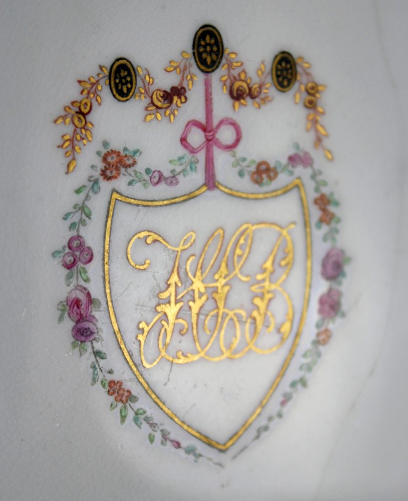 monogrammed porcelain