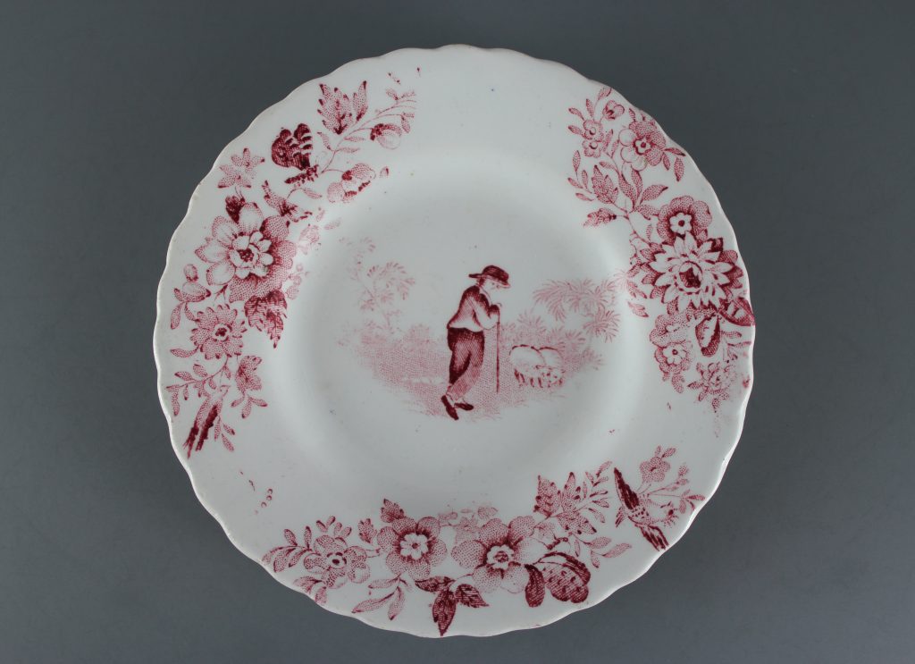 antique nursery plates