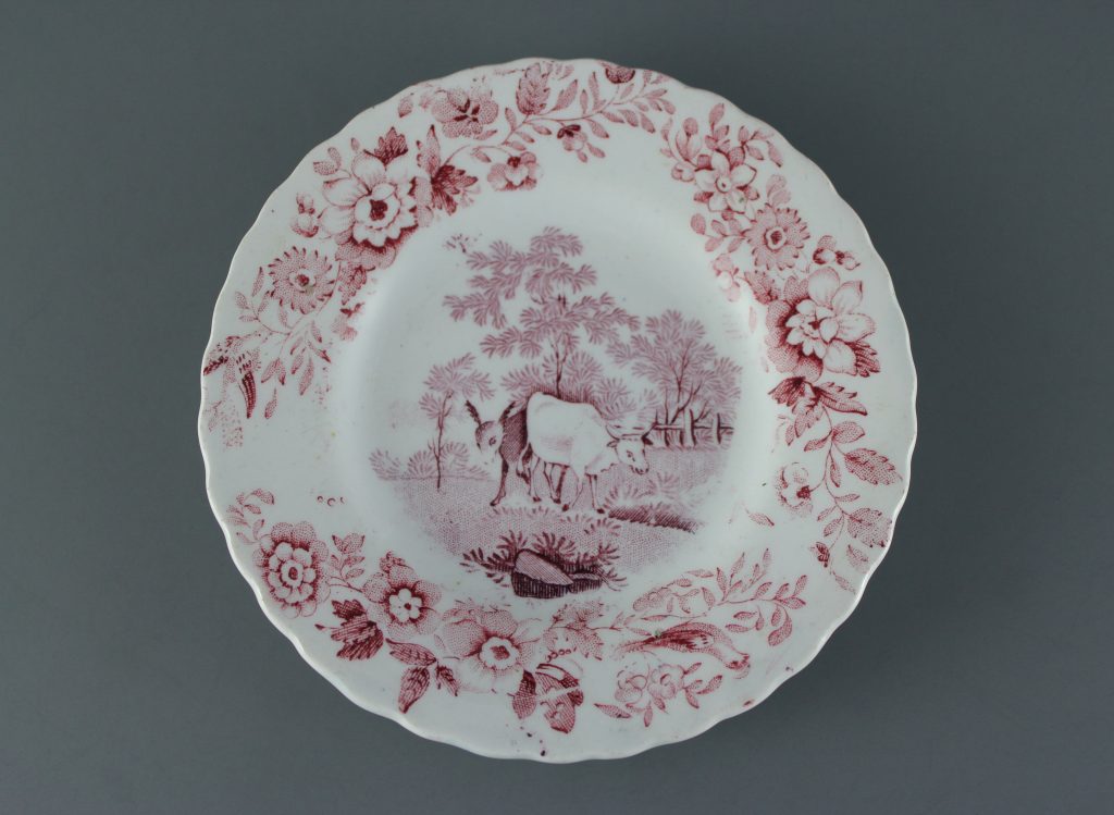 antique nursery plates