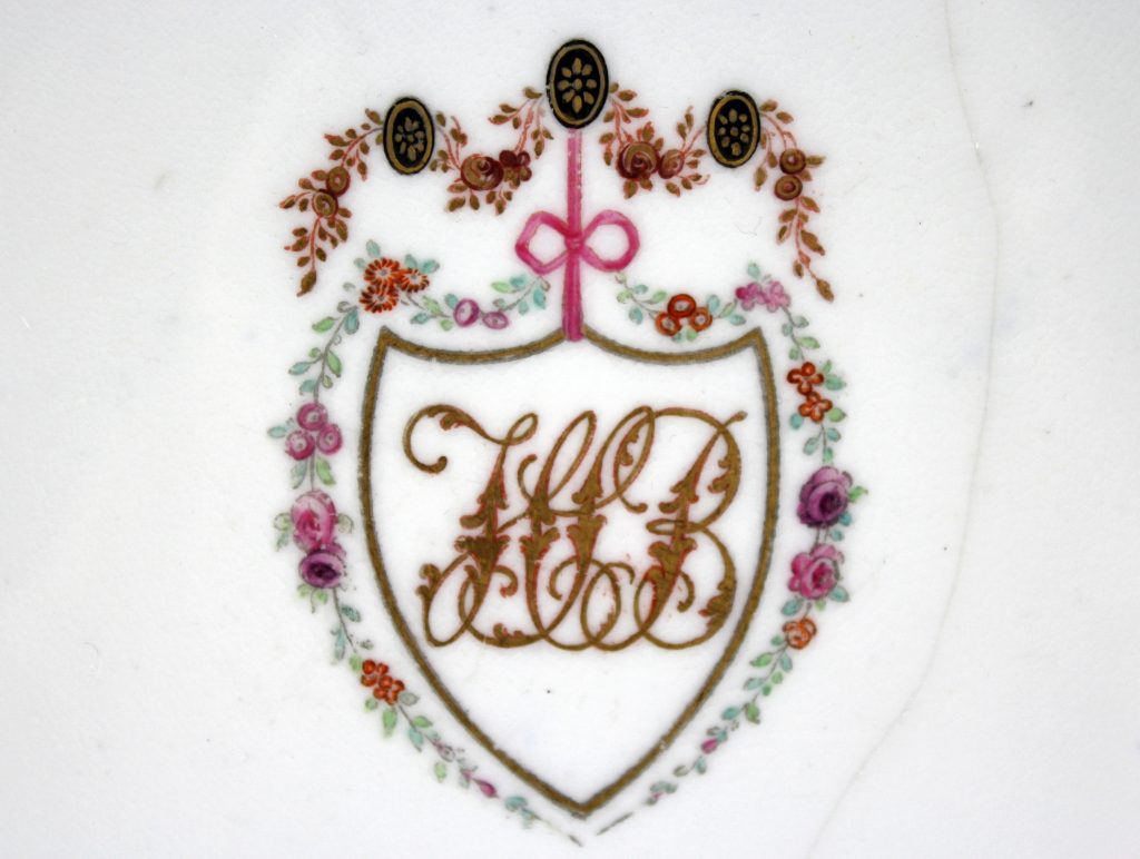 monogrammed porcelain
