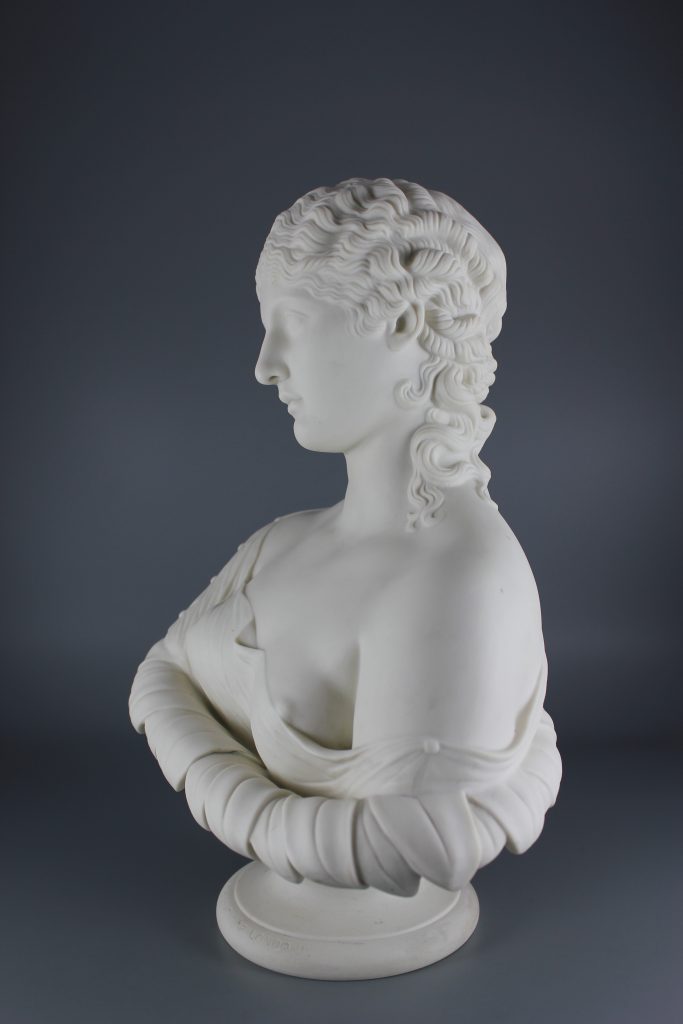Copeland Parian bust of Clytie