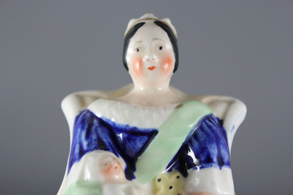 Staffordshire figure of Queen Victoria