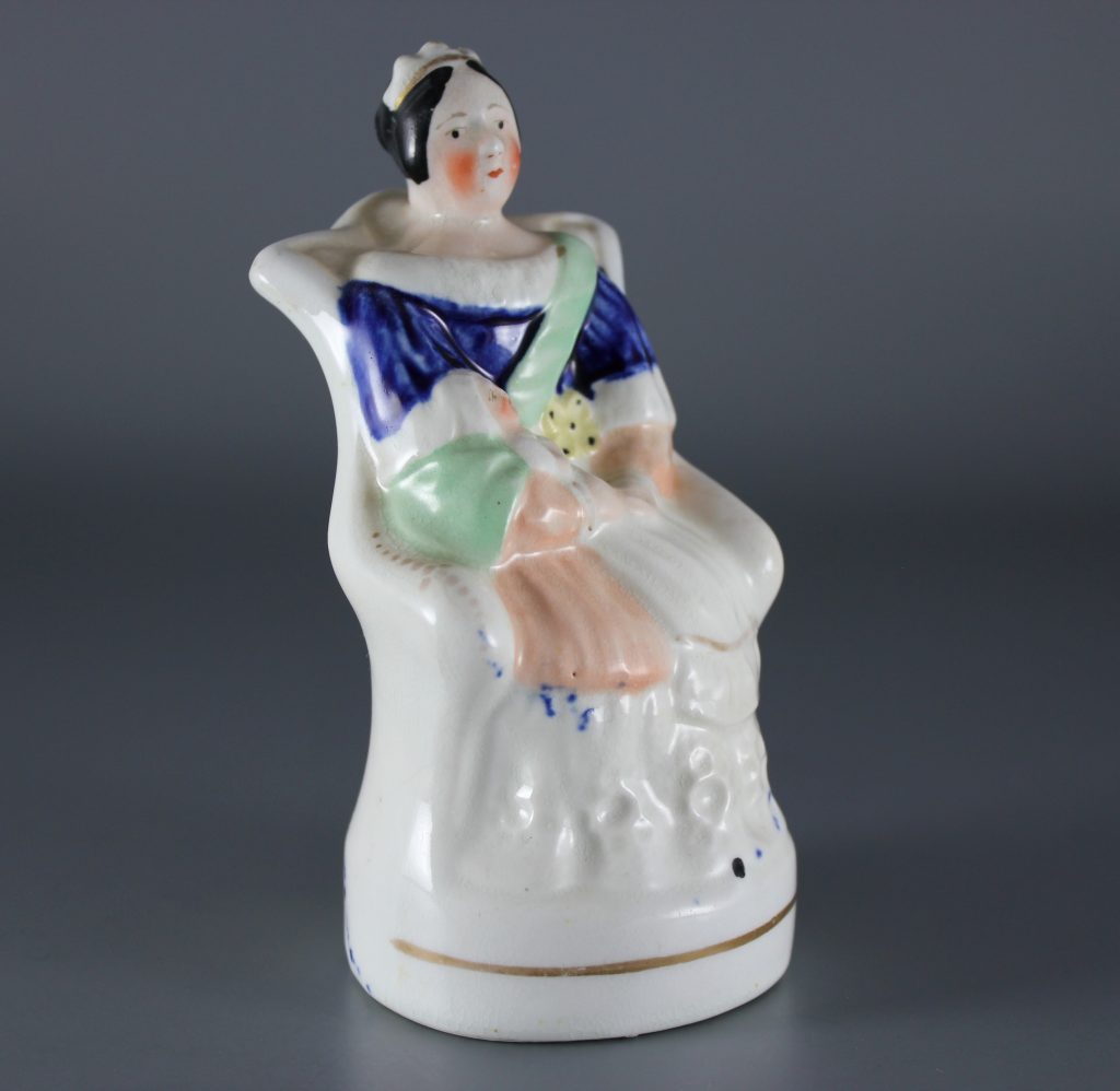Staffordshire figure of Queen Victoria