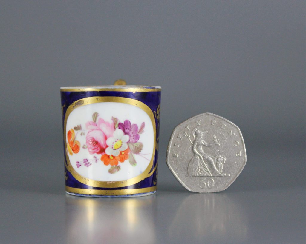 miniature porcelain mug