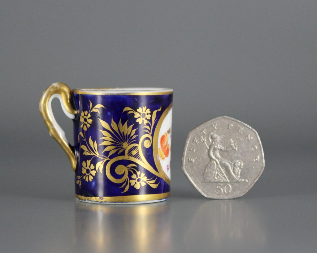 miniature porcelain mug