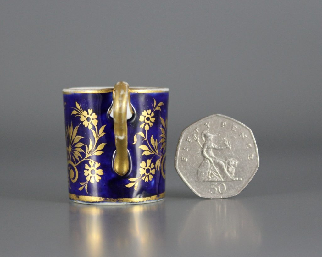 miniature porcelain mug
