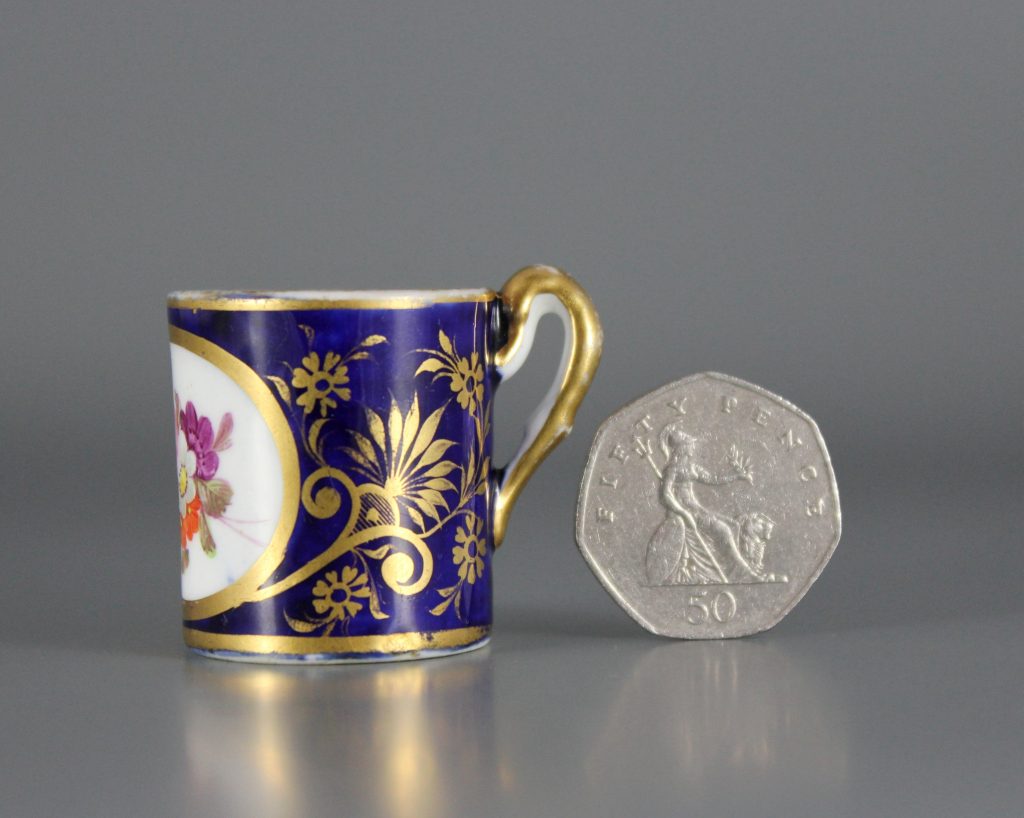 miniature porcelain mug