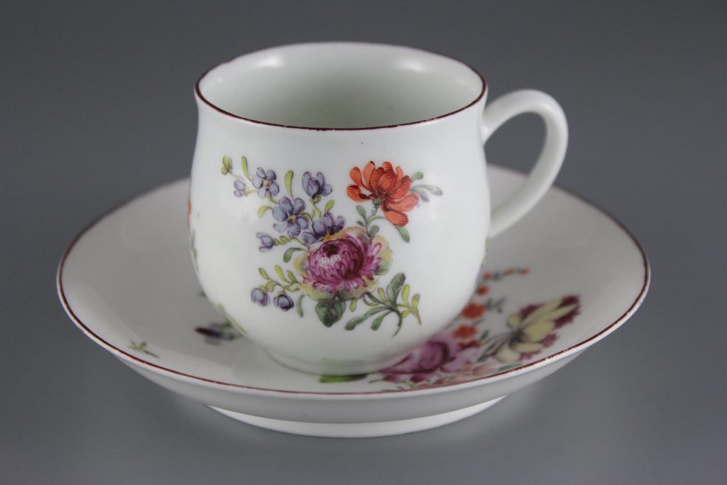 Chelsea porcelain cup saucer