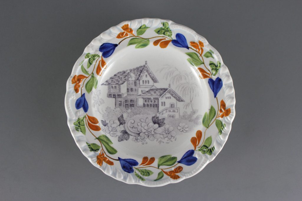 pearlware toy plate