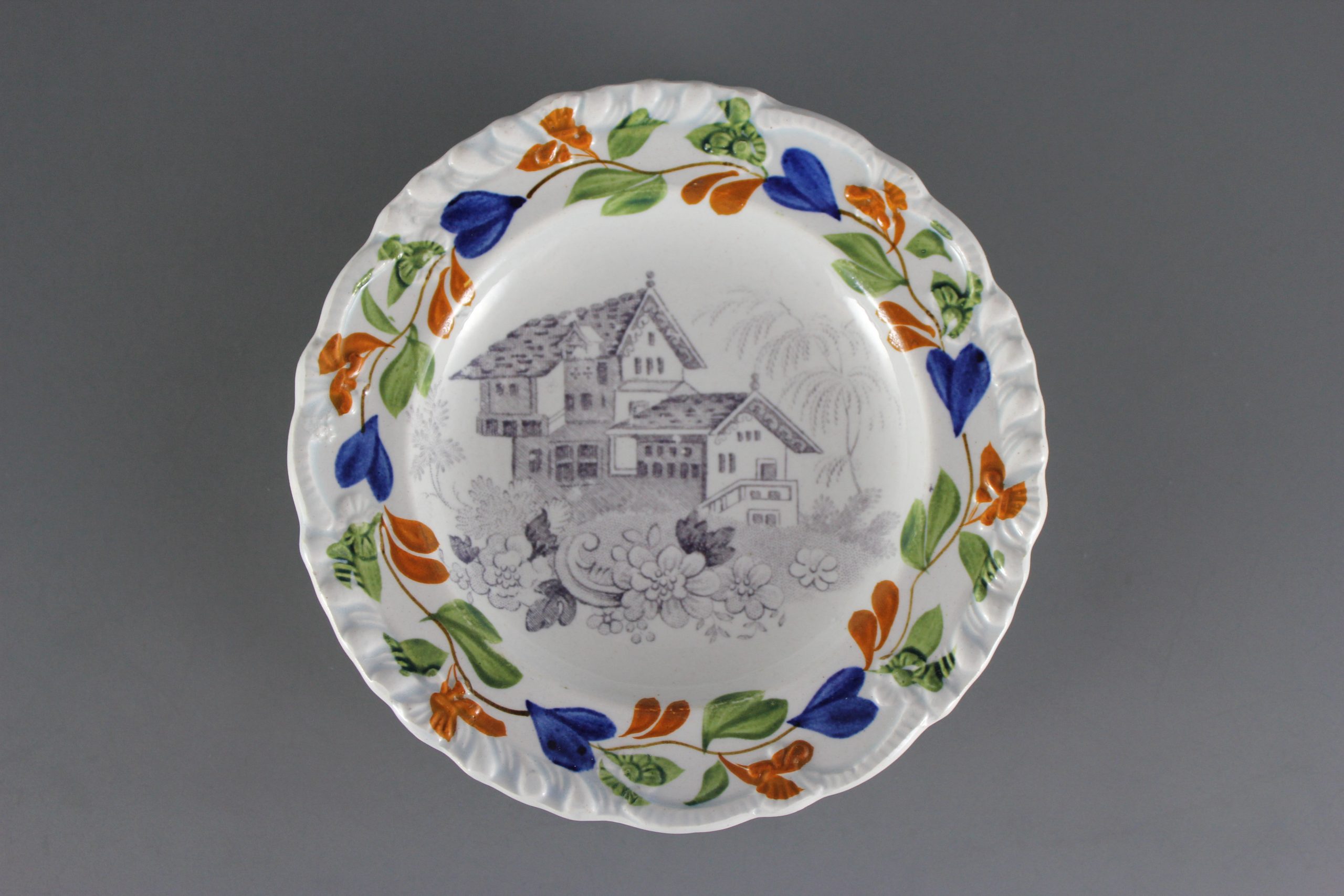 pearlware toy plate