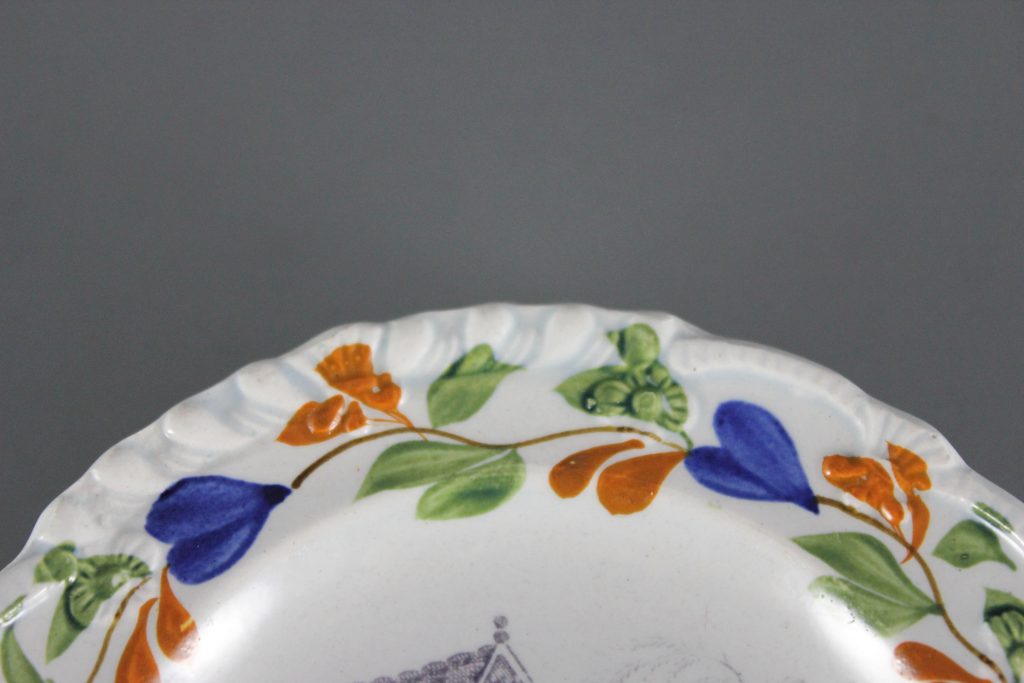 pearlware toy plate