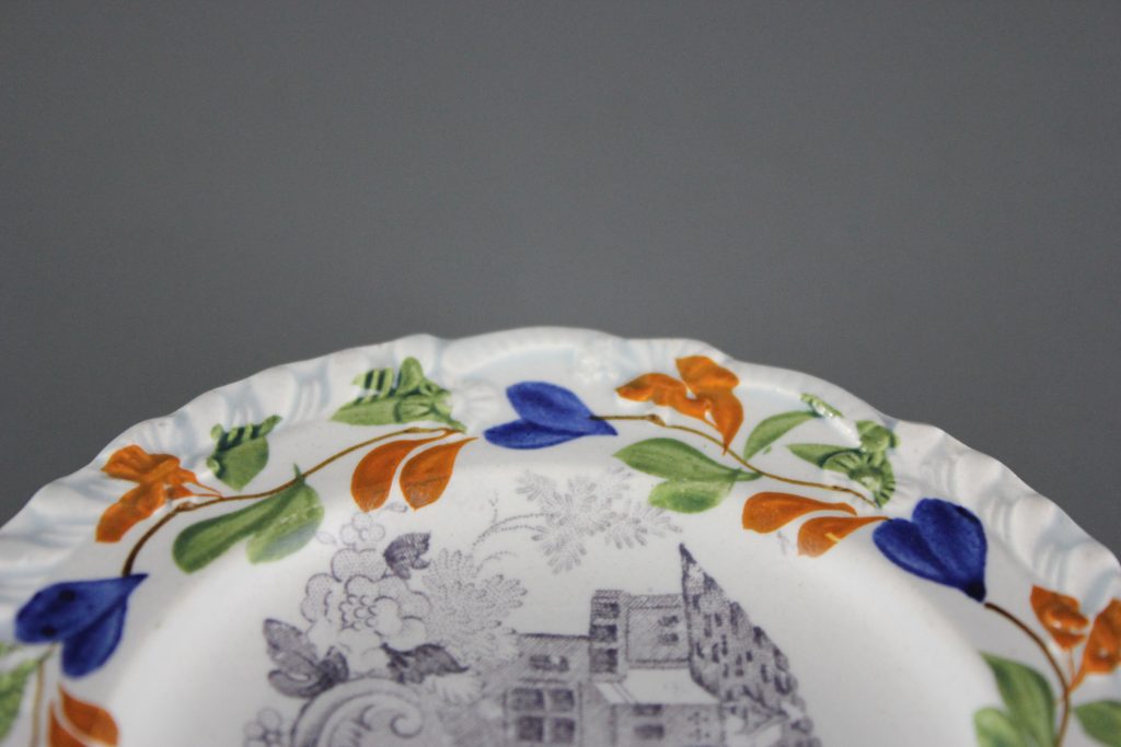 pearlware toy plate