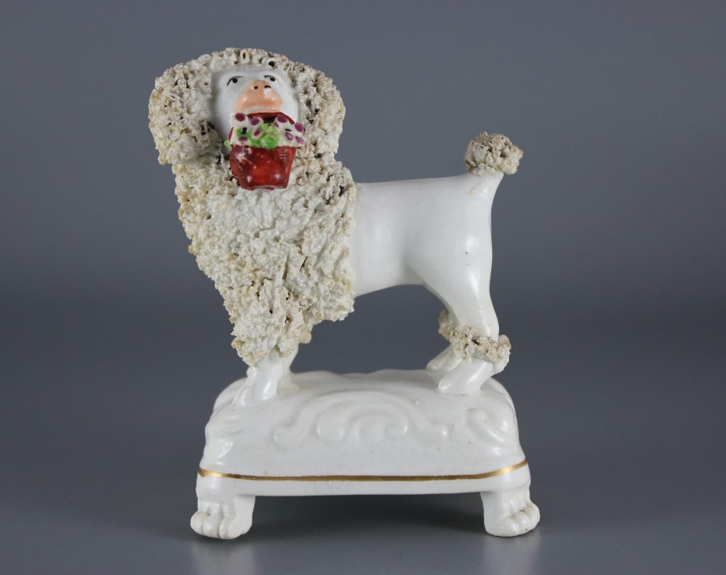 Victorian Staffordshire poodle