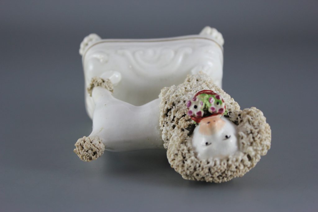 Victorian Staffordshire poodle