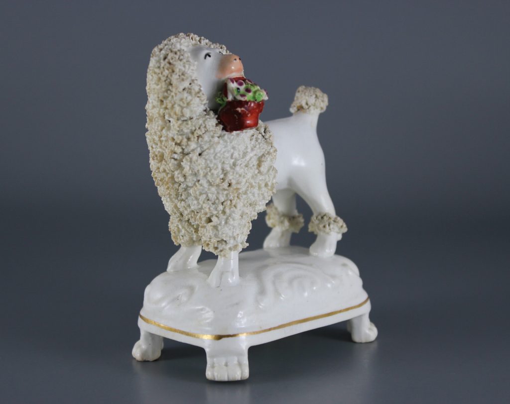 Victorian Staffordshire poodle