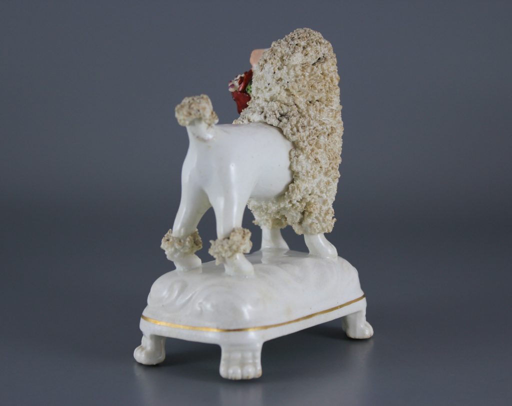Victorian Staffordshire poodle