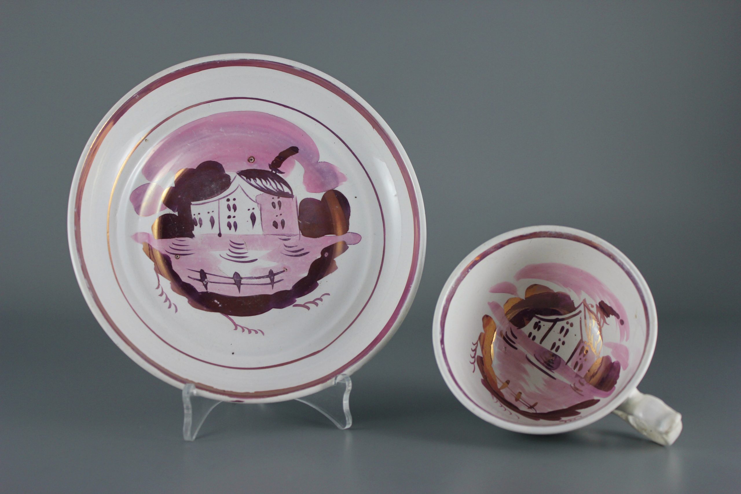 pink lustre house
